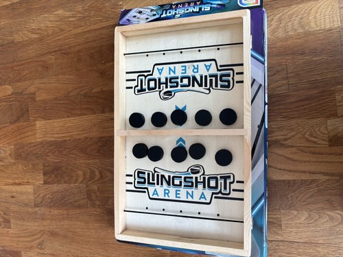 Slingshot arena wood game - slingshot,