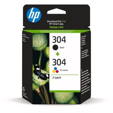 HP 304 2-pack Black &