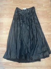 Pleated Faux Leather Wrap