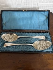 Pair Of Boxed Electroplated
