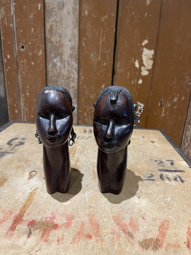 Vintage wooden african tribal - vintage,