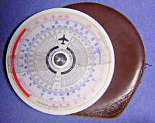 Aristo Aviat 610 Flight Computer Circular Slide Rule & Case