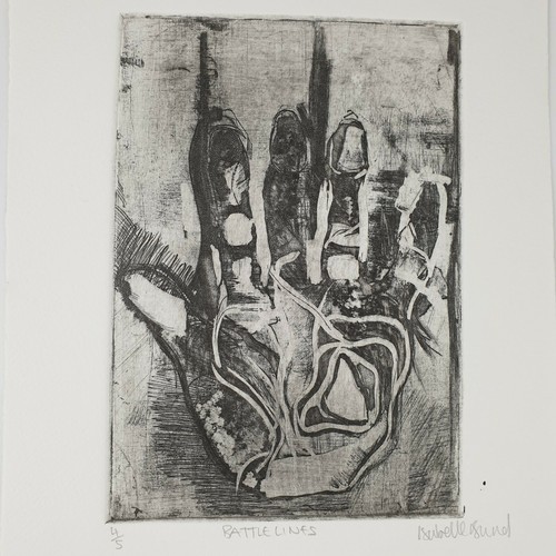 Isabelle funel signed etching - isabelle, funel?