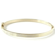 9ct Gold Bangle Ladies Hinged