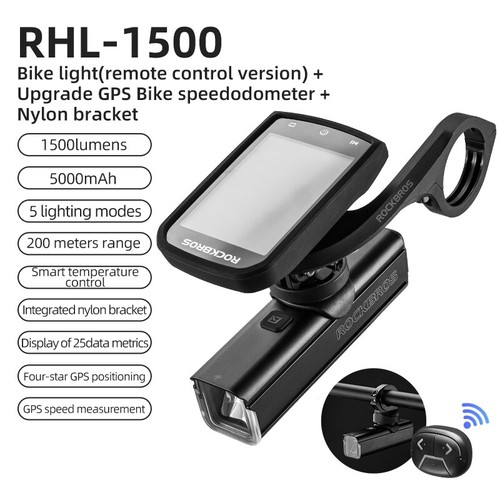Rockbros bike gps headlight - bike,