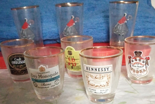 Hennessy mixed branded glass - mixed,