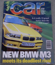 Car (Sep 1995) BMW M3 v 328