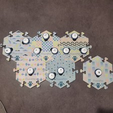 Dog talking buttons set board