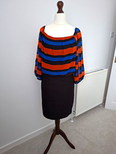 Linea striped shift dress - linea,