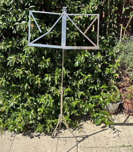 Vintage folding music stand - music,