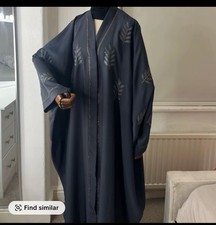  Buttoned  BUTTERFLY  ABAYA.