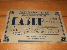 Antique Ham Radio Post Card