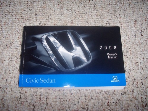 2008 honda civic sedan owner - civic,