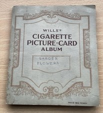 ￼￼Vintage Will’s Cigarette Pictures Card Album Garden Flowers 🌼 50 Cards