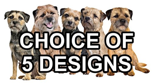 Border terrier self adhesive - border,