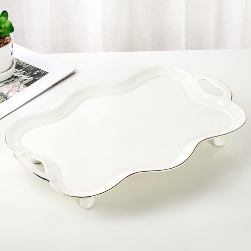 Dujust porcelain serving tray - porcelain,