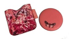 Compact Mirror Pink Floral