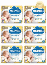 Mamia Newborn Nappies Size 1