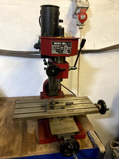 Milling machine little used with tooling, extra long table, suit hobbyist etc