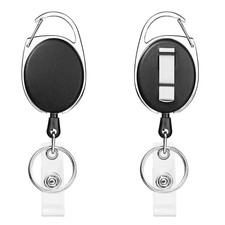 ID card holder retractable