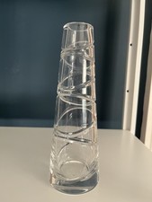 Stuart Crystal Jasper Conran AURA 20.5cm Vase Excellent condition 