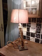 Handmade driftwood lamp - rustic 