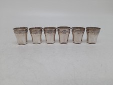 Set Of 6 Silver Plated Antique