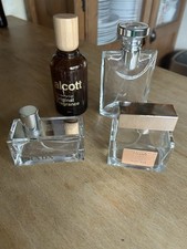 4 Empty Perfume/aftershave Bottles for Crafting Or Recycling - Prada Bvg. Val Al