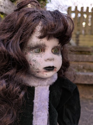 Vintage musical porcelain doll - vintage,
