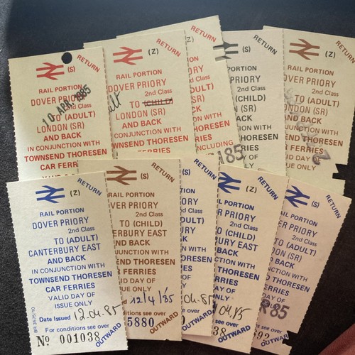 Railway ticket dover - , (.