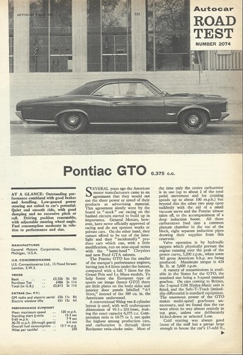 Pontiac gto original 1966 - pontiac, uk