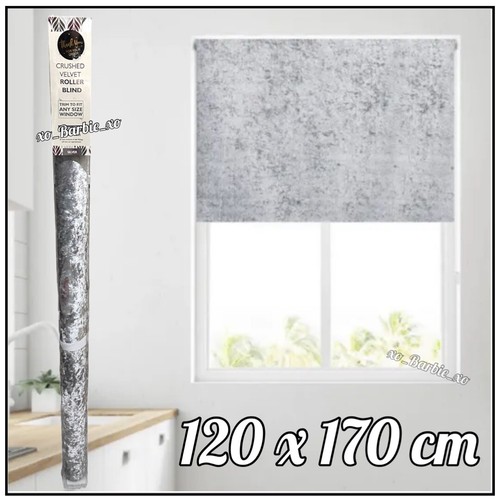 Blackout silver crushed velvet - blackout,