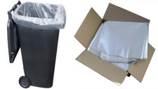 Clear Wheelie Bin Liners  Heavy Duty Strong Rubbish Sack Big Refuse Bags