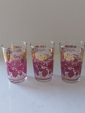3x Vintage Luminarc Glasses