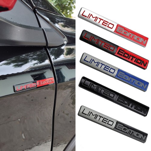 Limited edition car emblem - edition,