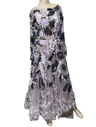 Marchesa couture lavender - marchesa,