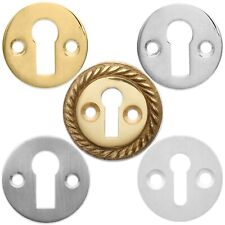 KEY HOLE ESCUTCHEON Cover Plate Keyhole Open Uncovered Round Lock Door Hardware