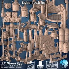 Cybertech Terrain Set – 3D