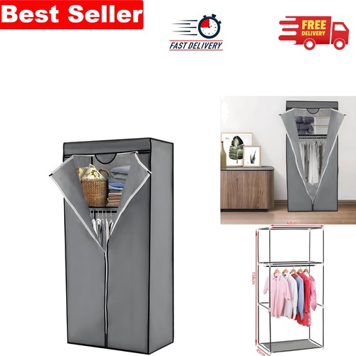 Sturdy fabric wardrobe - fabric,