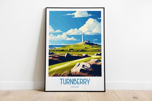 Turnberry golf print - print,