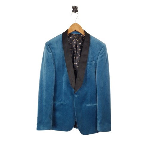 Mens limehaus blue velvet - blue,