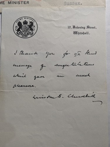 Winston churchill signed - winston,