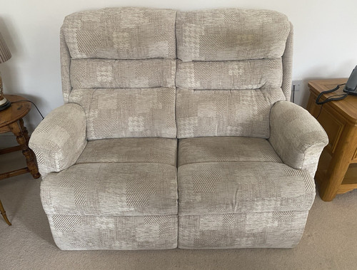 Beige fabric seater sofa and - beige,