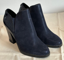Moda In Pelle "Kailey" Protauras Shoe Boots - Navy - Size 3 (36) - NWOB