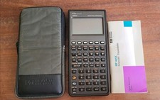 HP 48SX (1989) Engineering Calculator with Case & HP Solve Equation Library