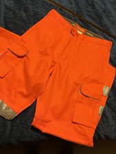 Orange Hi Vis Work Trousers By Be Seen Rail Spec Size 34w 32l New