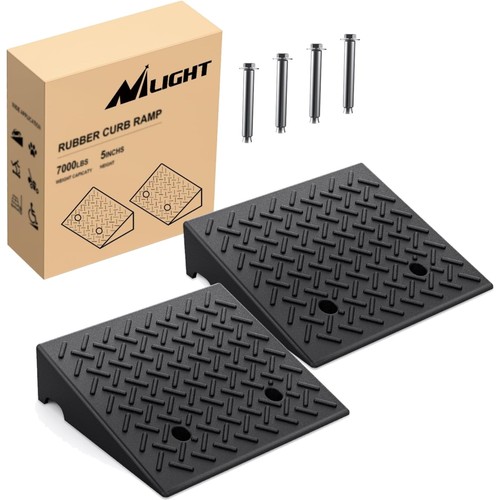 Robust rubber curb - rubber, ramp