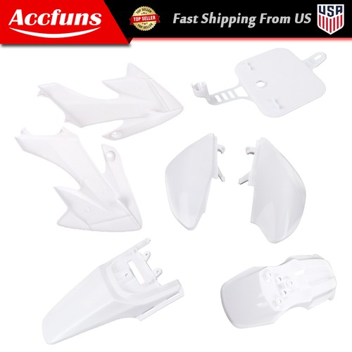 Plastic fender fairing white - fairing,
