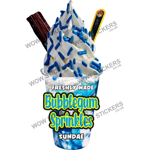Bubblegum sprinkles ice - bubblegum,