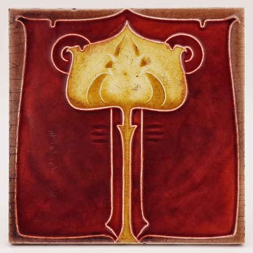 Antique fireplace tile minton - antique,
